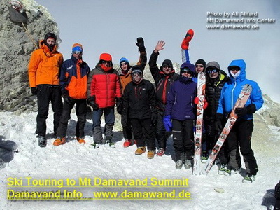 Iran tourist visa for Mount Damavand trekking tours and Damavand Ski Touring