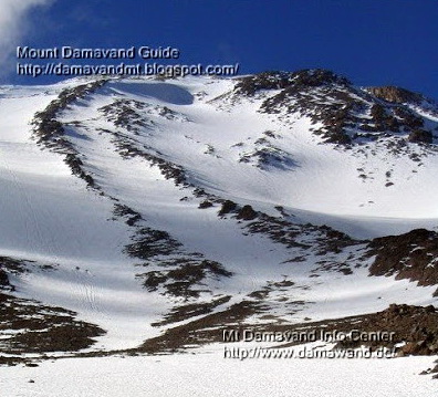 Mount Damavand South Route Trail Mount Damavand South Route Trail