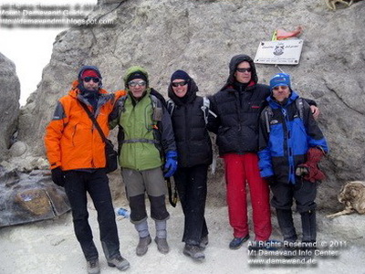 Mt. Damavand Summit Picture