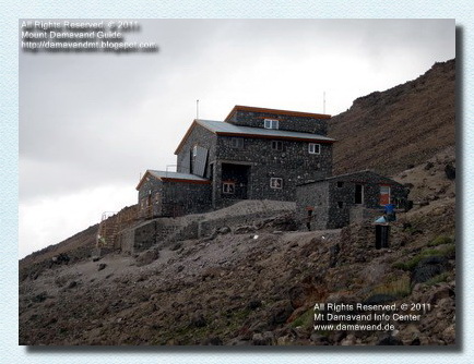 Mount Damavand Camp 3 Bargah Sevom New Hut at 4250 m